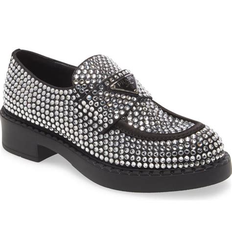 prada crystal loafers|Women's Loafers And Lace.